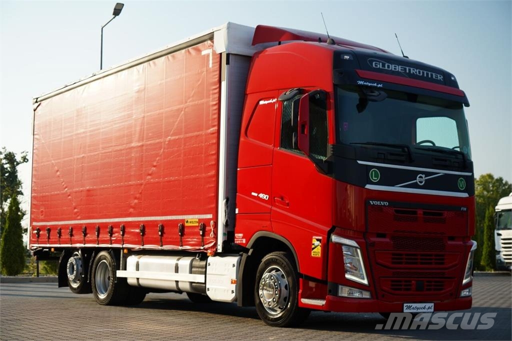 Volvo FH 460 / FIRANKA / 6x2 / PODNOSZONY DACH / I-PARK Camiones de caja de lona