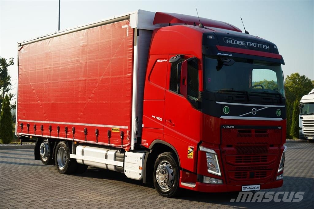 Volvo FH 460 / FIRANKA / 6x2 / PODNOSZONY DACH / I-PARK Camiones de caja de lona