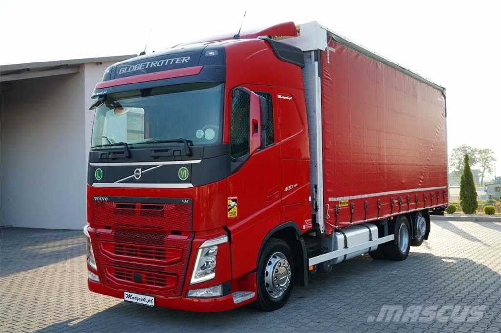 Volvo FH 460 / FIRANKA / 6x2 / PODNOSZONY DACH / I-PARK Camiones de caja de lona