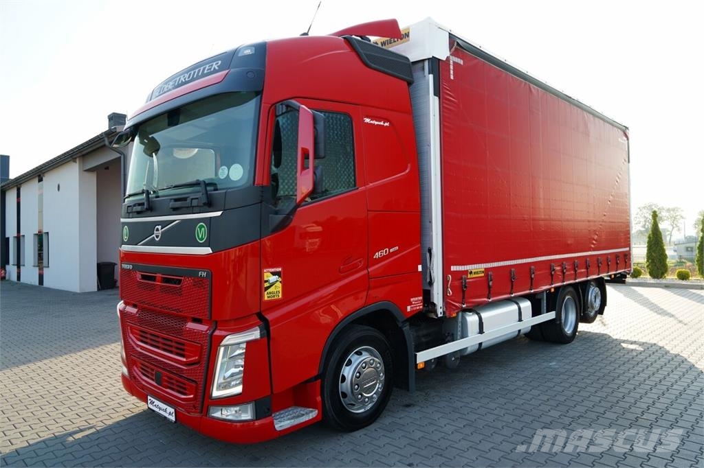 Volvo FH 460 / FIRANKA / 6x2 / PODNOSZONY DACH / I-PARK Camiones de caja de lona