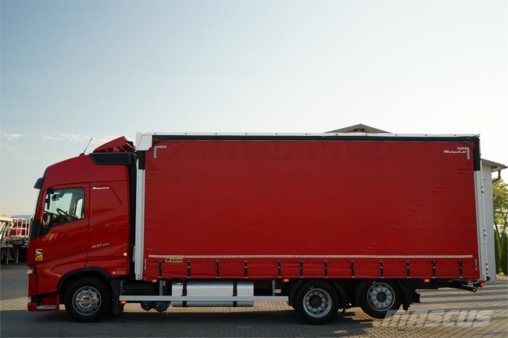 Volvo FH 460 / FIRANKA / 6x2 / PODNOSZONY DACH / I-PARK Camiones de caja de lona