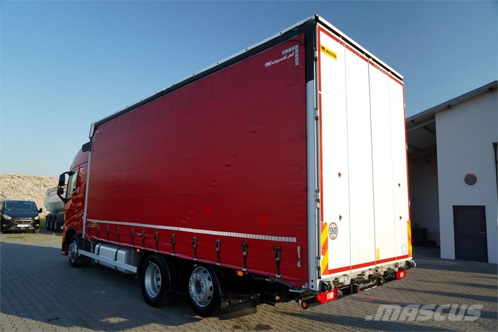 Volvo FH 460 / FIRANKA / 6x2 / PODNOSZONY DACH / I-PARK Camiones de caja de lona