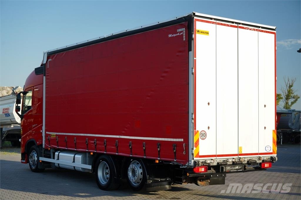 Volvo FH 460 / FIRANKA / 6x2 / PODNOSZONY DACH / I-PARK Camiones de caja de lona