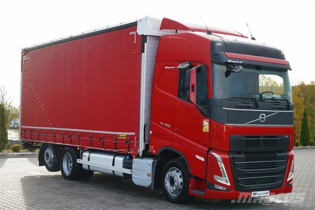 Volvo FH 460 / FIRANKA 7,45 M SOLÓWKA / I-SAVE / I-PARK Camiões caixa cortinas laterais