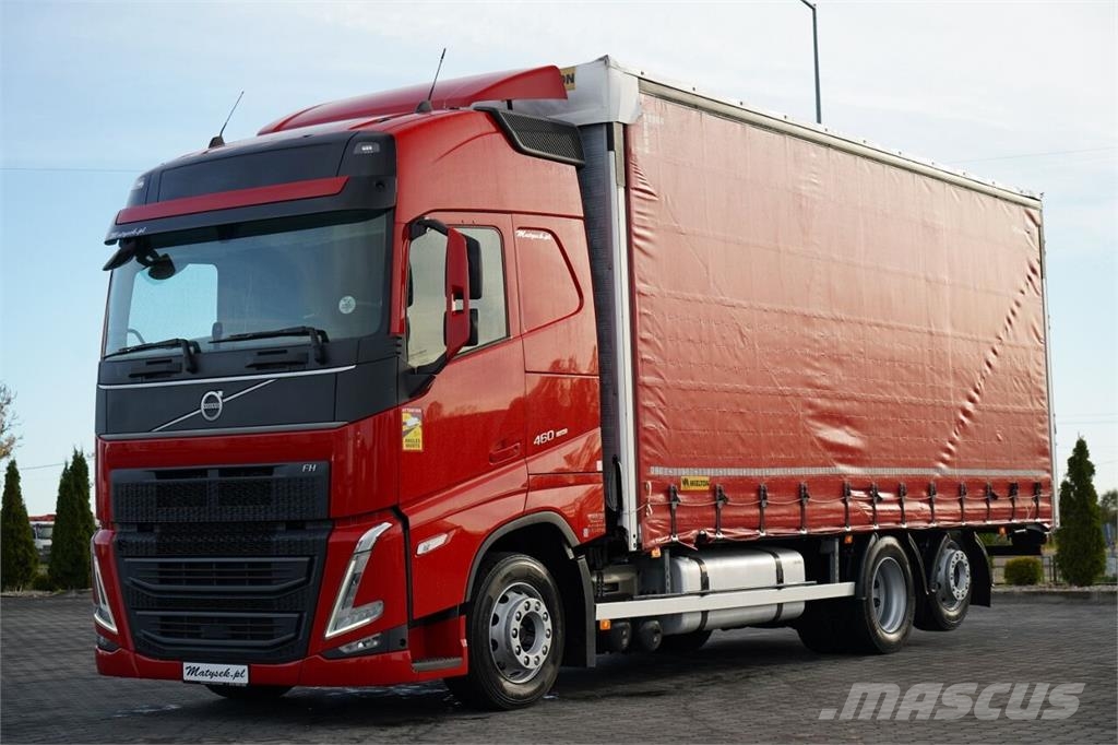 Volvo FH 460 / FIRANKA 7,45 M SOLÓWKA / I-SAVE / I-PARK Camiões caixa cortinas laterais