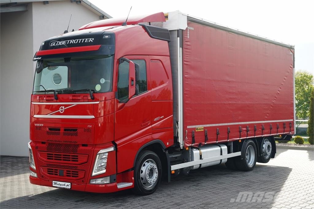 Volvo FH 460 / FIRANKA 7,4 M / I-SAVE / I-PARK COOL / OŚ Camión con caja abierta