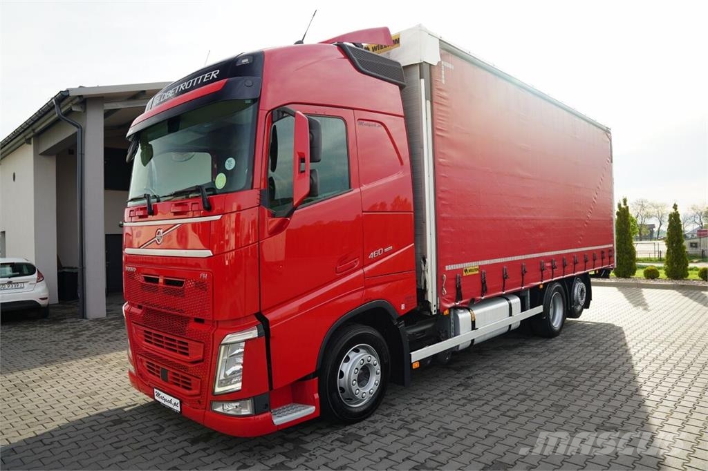 Volvo FH 460 / FIRANKA 7,4 M / I-SAVE / I-PARK COOL / OŚ Camión con caja abierta