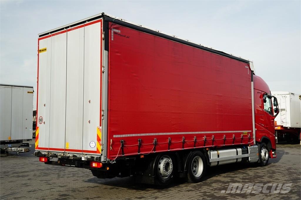 Volvo FH 460 / FIRANKA 7,4 M / I-SAVE / I-PARK COOL / OŚ Camión con caja abierta