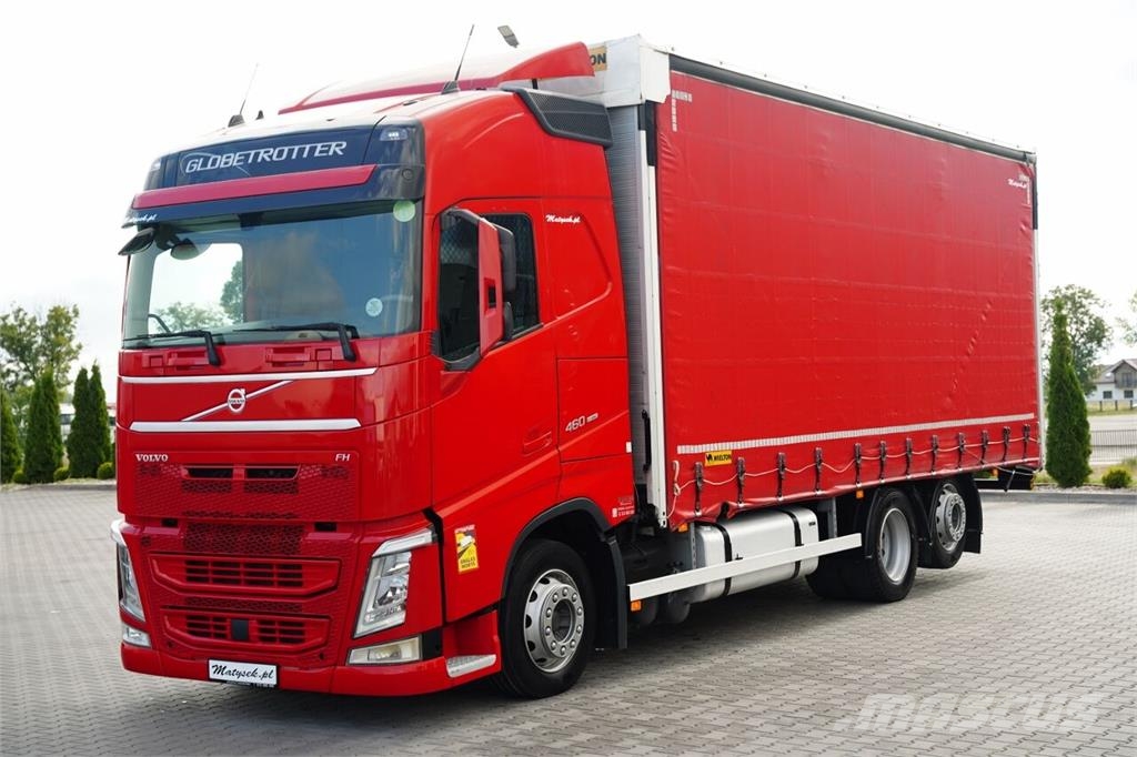 Volvo FH 460 / FIRANKA / I-SAVE / I-PARK COOL / OŚ PODNO Camiones de caja de lona
