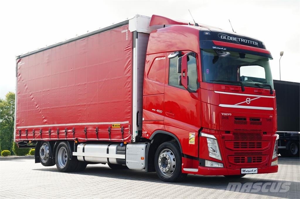 Volvo FH 460 / FIRANKA / I-SAVE / I-PARK COOL / OŚ PODNO Camiones de caja de lona