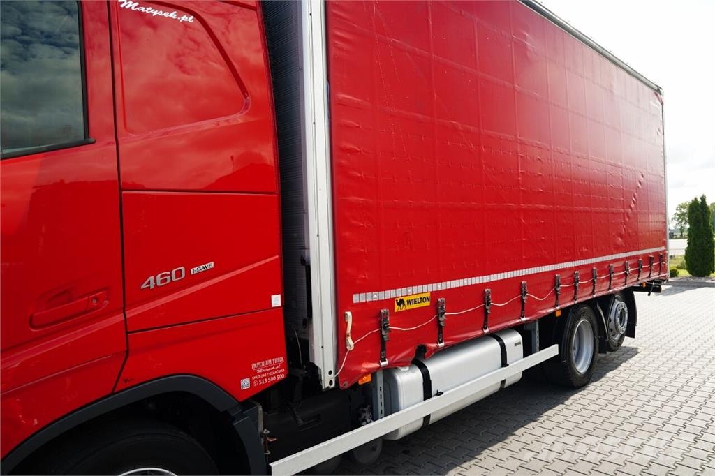 Volvo FH 460 / FIRANKA / I-SAVE / I-PARK COOL / OŚ PODNO Camiones de caja de lona