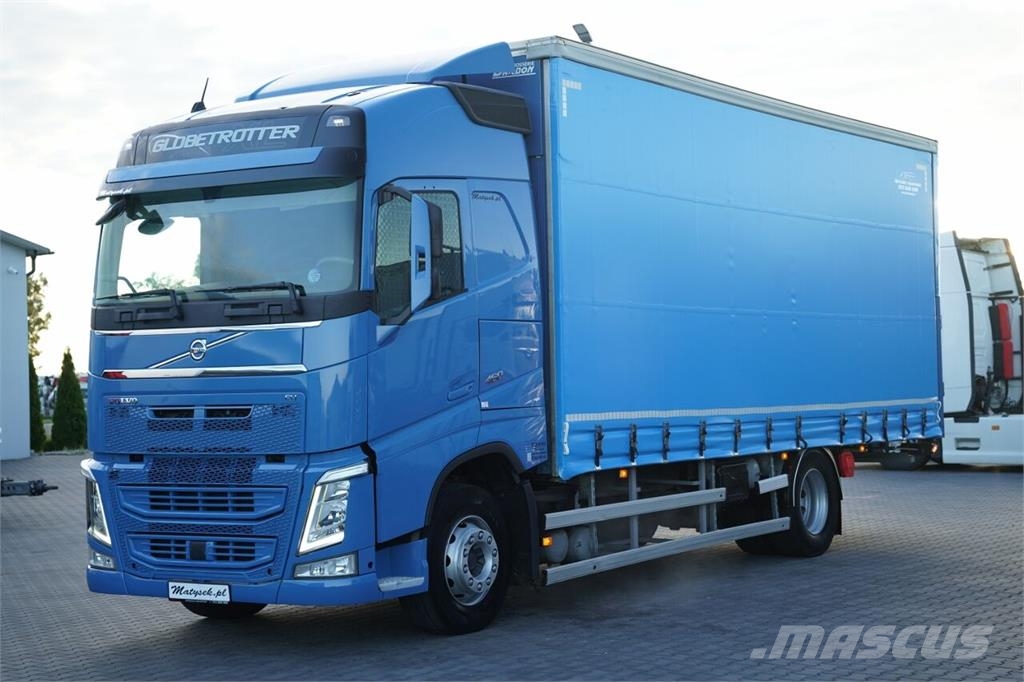 Volvo FH 460 / FIRANKA - 7,4 M / SOLÓWKA / I-PARK COOL  Camión con caja abierta