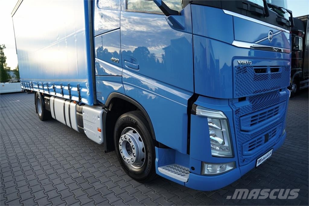 Volvo FH 460 / FIRANKA - 7,4 M / SOLÓWKA / I-PARK COOL  Camión con caja abierta