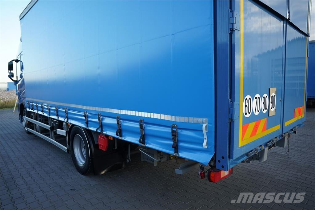 Volvo FH 460 / FIRANKA - 7,4 M / SOLÓWKA / I-PARK COOL  Camión con caja abierta