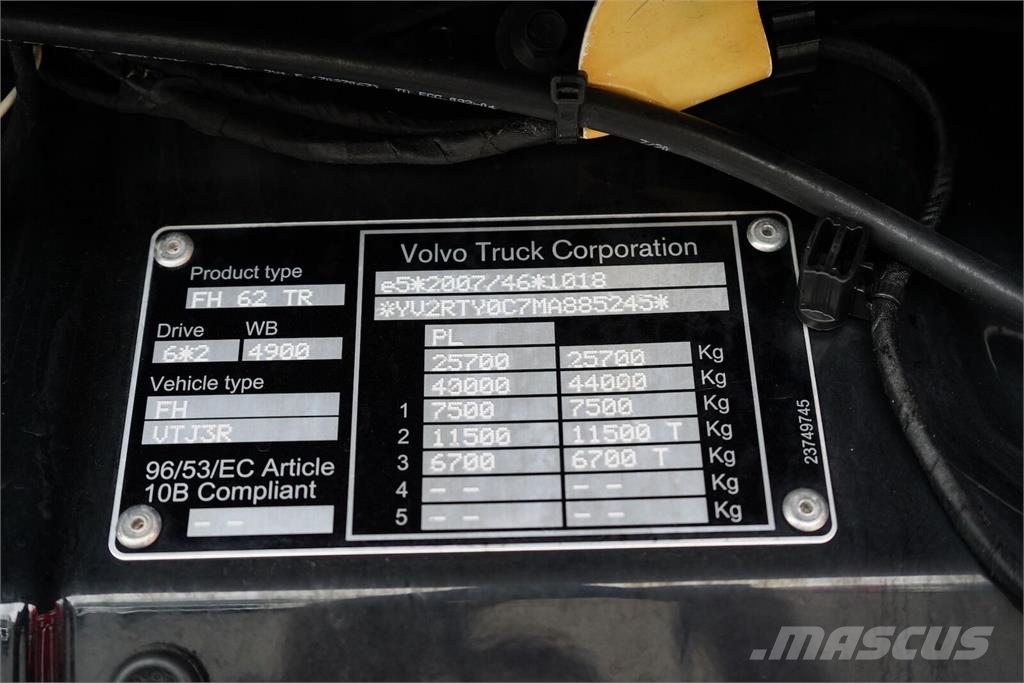 Volvo FH / 460 / I – SAVE / ACC / EURO 6 / ZESTAW PRZEJA Camiones de caja de lona