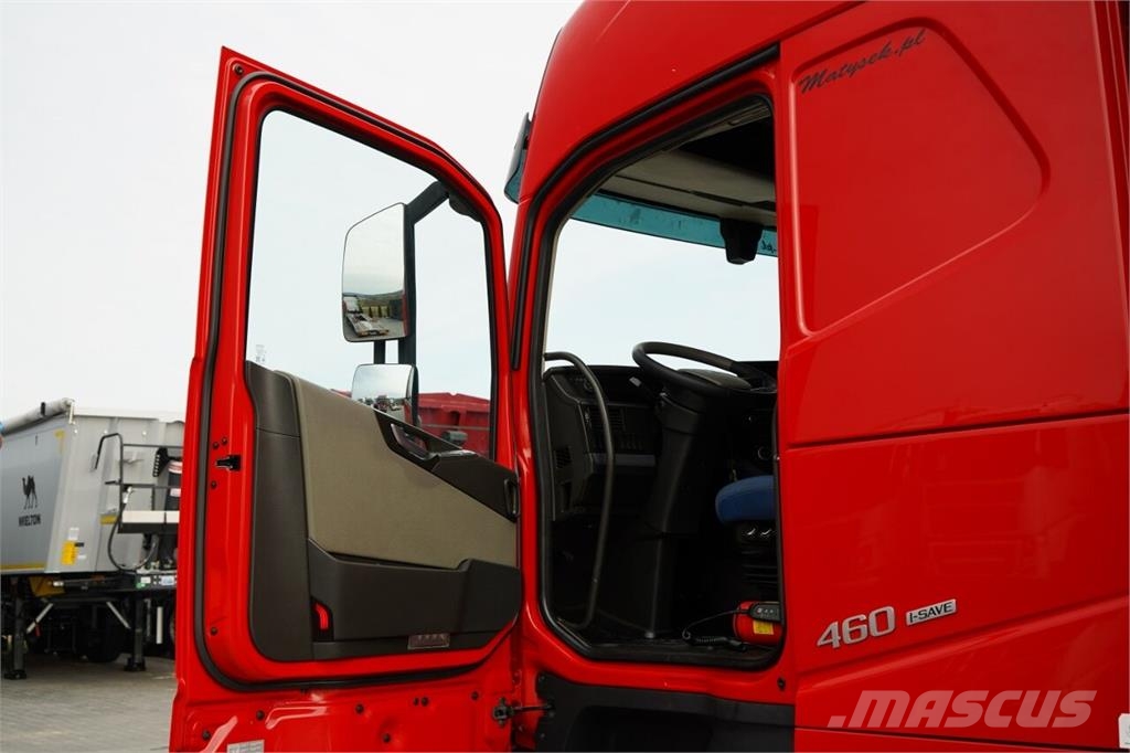 Volvo FH 460 / SOLÓWKA / I-SAVE / I-PARK COOL / OŚ PODN Curtain sider trucks