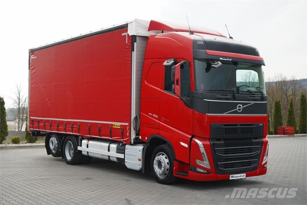 Volvo FH 460 / SOLÓWKA / I-SAVE / I-PARK COOL / OŚ PODN Curtain sider trucks