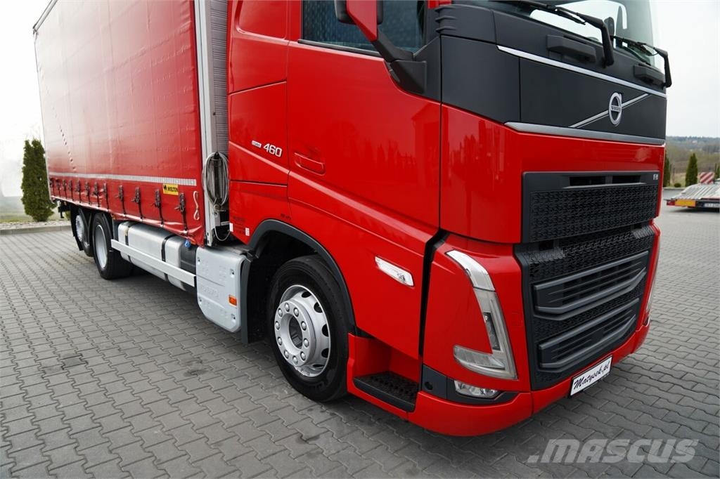 Volvo FH 460 / SOLÓWKA / I-SAVE / I-PARK COOL / OŚ PODN Curtain sider trucks