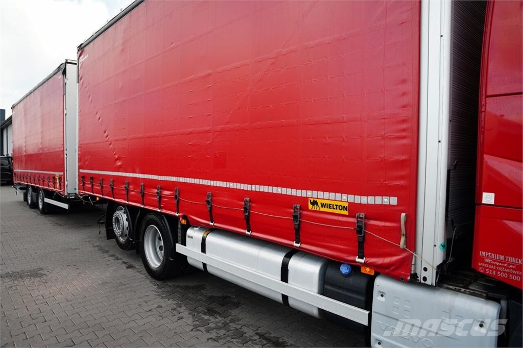 Volvo FH 460 / ZESTAW TANDEM / 120 M3 / PRZEJAZDOWY / I- Camiones de caja de lona