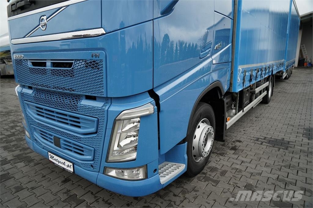 Volvo FH 460 / ZESTAW TANDEM / 120 M3 / PRZEJAZDOWY / FI Elhúzható ponyvás