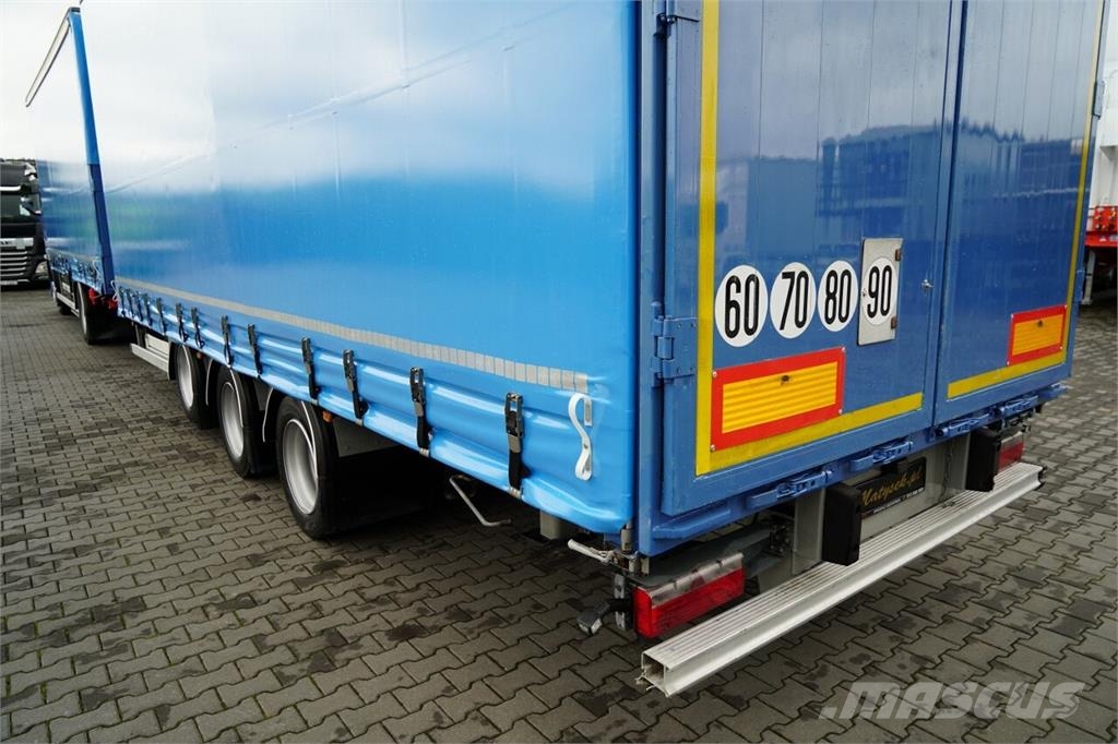 Volvo FH 460 / ZESTAW TANDEM / 120 M3 / PRZEJAZDOWY / FI Elhúzható ponyvás