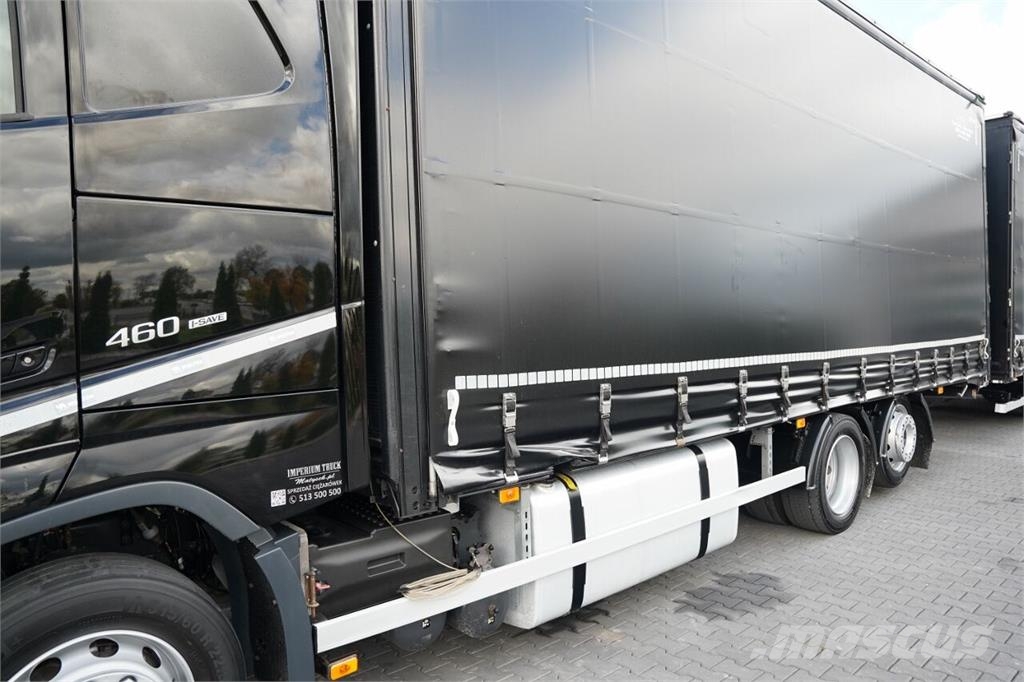 Volvo FH 460 / ZESTAW TANDEM / 120 M3 / PRZEJAZDOWY / 6x شاحنات بغطاء جانبي