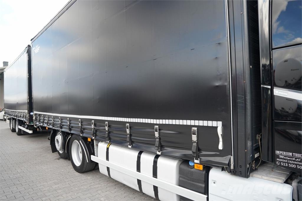 Volvo FH 460 / ZESTAW TANDEM / 120 M3 / PRZEJAZDOWY / 6x شاحنات بغطاء جانبي