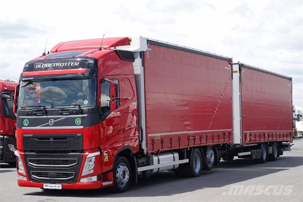 Volvo FH 460  / ZESTAW TANDEM 120 M3 / I-PARK COOL / WIE Camión con caja abierta