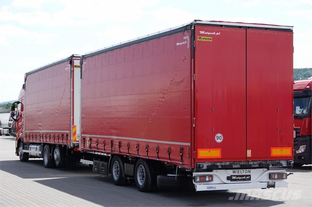 Volvo FH 460  / ZESTAW TANDEM 120 M3 / I-PARK COOL / WIE Camión con caja abierta