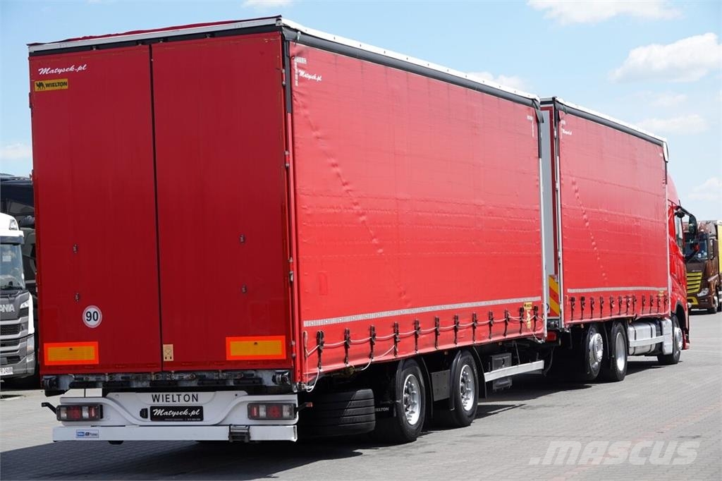 Volvo FH 460  / ZESTAW TANDEM 120 M3 / I-PARK COOL / WIE Camión con caja abierta
