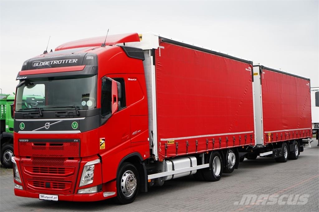Volvo FH 460 / ZESTAW TANDEM 120 M3 / PRZEJAZDOWY / I-PA Camión con caja abierta