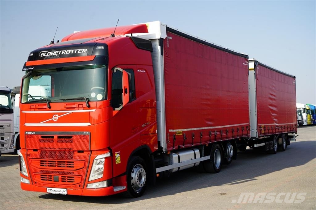 Volvo FH 460 / ZESTAW TANDEM / 120 M3 / PRZEJAZDOWY / I- Camión con caja abierta