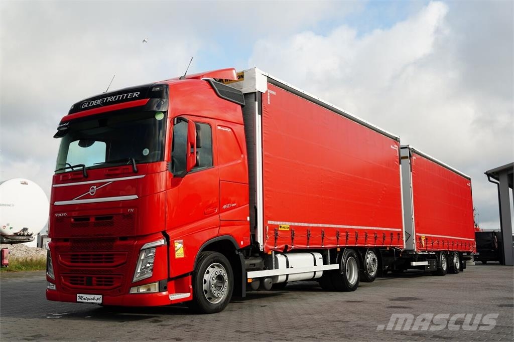 Volvo FH 460 / ZESTAW TANDEM / 120 M3 / PRZEJAZDOWY / I- Camiones de caja de lona
