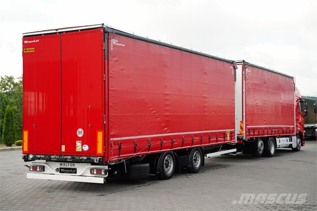 Volvo FH 460 / ZESTAW TANDEM / 120 M3 / PRZEJAZDOWY / I- Camiones de caja de lona