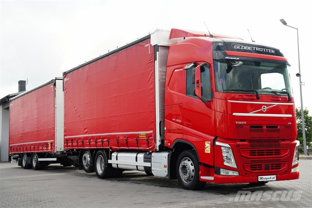 Volvo FH 460 / ZESTAW TANDEM / 120 M3 / PRZEJAZDOWY / I- Camiones de caja de lona