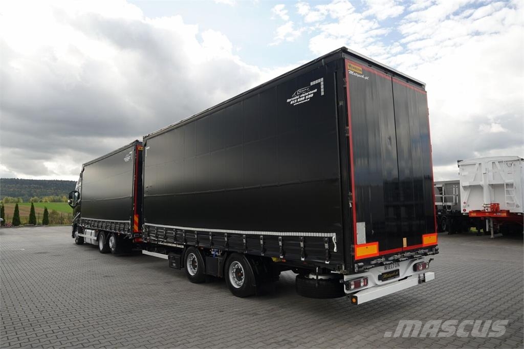 Volvo FH 460 / ZESTAW TANDEM / 120 M3 / PRZEJAZDOWY / 6x شاحنات بغطاء جانبي
