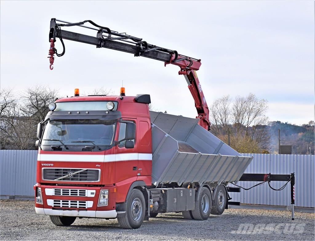 Volvo FH 480 Kipper 6,20m + HMF 1823 K3 + FUNK Sklápěče