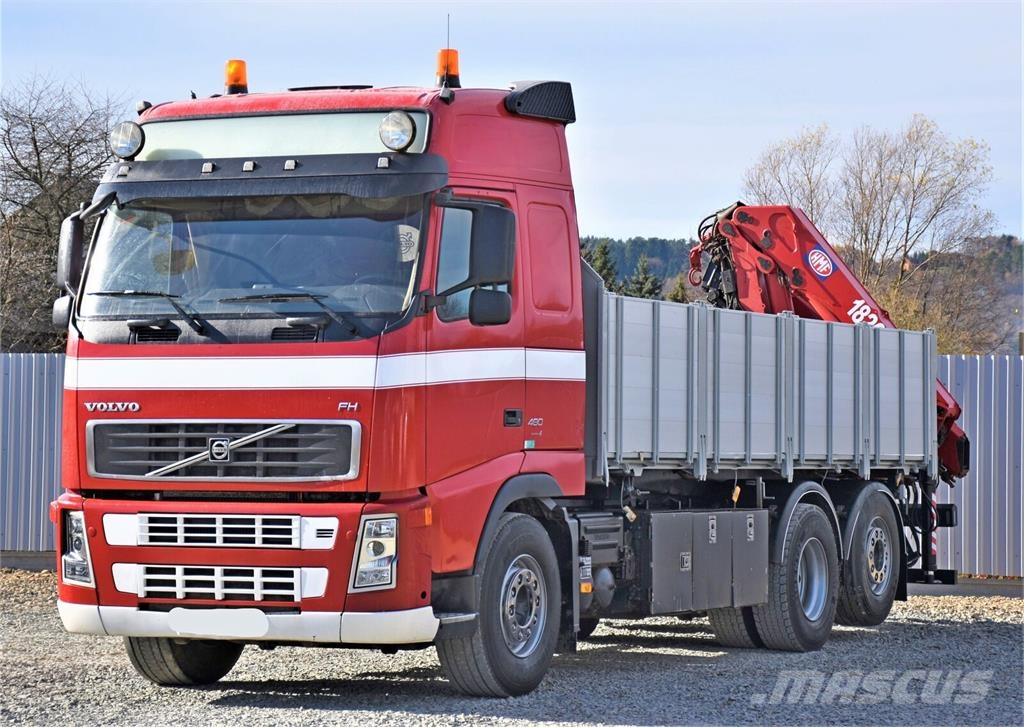 Volvo FH 480 Kipper 6,20m + HMF 1823 K3 + FUNK Sklápěče