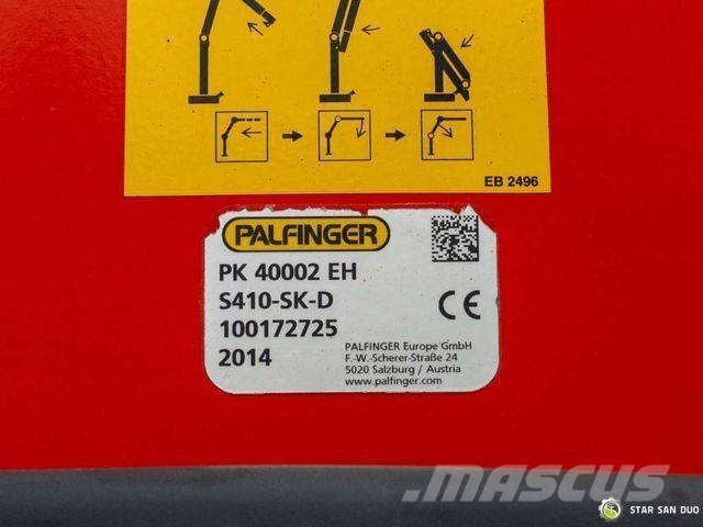 Volvo FH 500 6x4 PALFINGER PK 40002 EH Crane Winch Trekkers