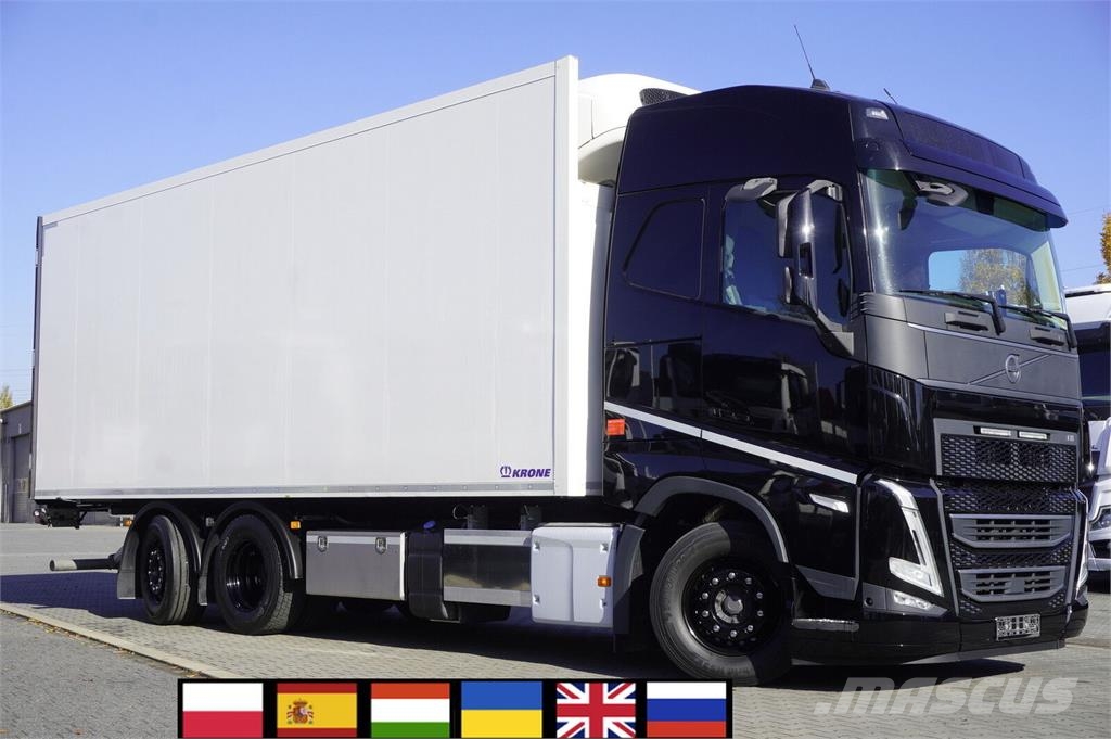 Volvo FH 500 6x2 / KRONE 18 EPAL refrigerator / Thermoki Camion frigorifique