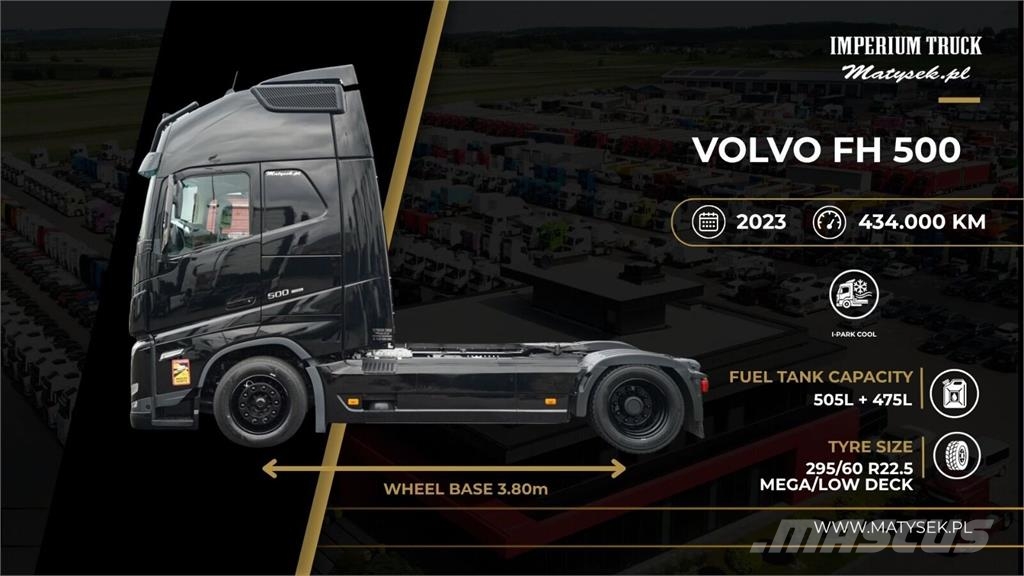 Volvo FH 500 / MEGA / LOWDECK / I- PARK COOL / I- SAVE / Vetopöytäautot