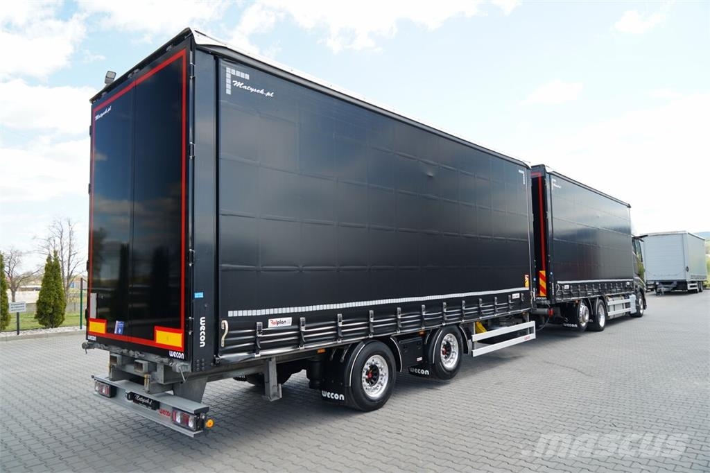 Volvo FH 500 / ZESTAW TANDEM / 120 M3 / PRZEJAZDOWY / I- Camiones de caja de lona