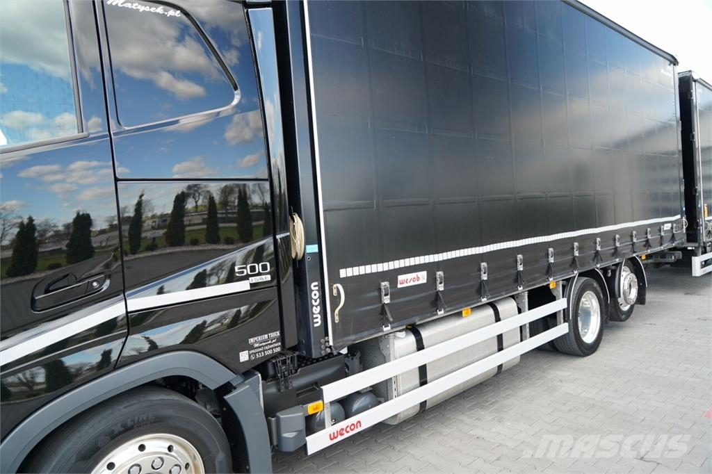 Volvo FH 500 / ZESTAW TANDEM / 120 M3 / PRZEJAZDOWY / I- Camiones de caja de lona