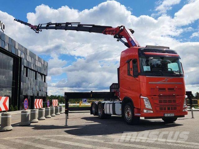 Volvo FH 540 6x2 HMF 5020-K6 Fly Jib Tractor 5th whee Tahače