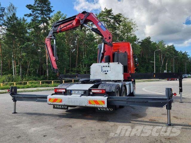 Volvo FH 540 6x2 HMF 5020-K6 Fly Jib Tractor 5th whee Tahače