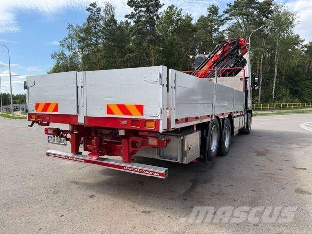 Volvo FH 540 6x2 PALFINGER PK 27002 SH Fly Jib Winch Camiones de cama baja