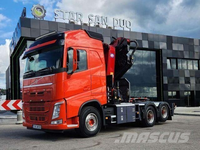 Volvo FH 540 6x2 HMF 5020-K6 Fly Jib Tractor 5th whee Tahače