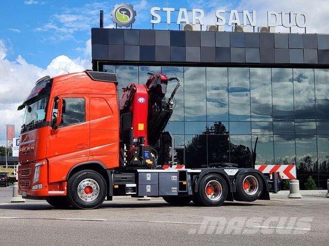 Volvo FH 540 6x2 HMF 5020-K6 Fly Jib Tractor 5th whee Tahače