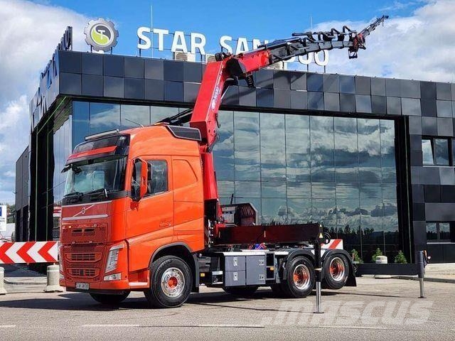 Volvo FH 540 6x2 HMF 5020-K6 Fly Jib Tractor 5th whee Tahače