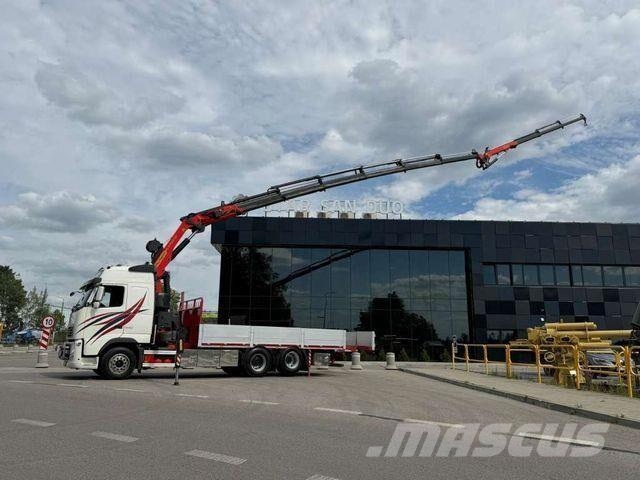 Volvo FH 540 6x2 PALFINGER PK 27002 SH Fly Jib Winch Camiones de cama baja